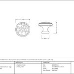 Anvil Hammered Cabinet Knob