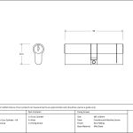 Anvil 5pin Euro Double Cylinder KA