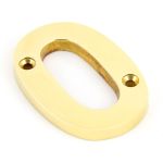 From The Anvil Polished Brass Numeral