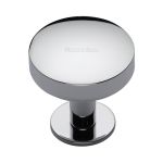 Heritage Brass - Domed Disc Cabinet Knob with Rose