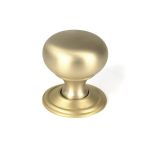 Satin Brass Mushroom Cabinet Knob