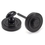 Anvil Round Thumbturn Set (Art Deco)