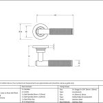 Anvil Brompton Lever on Rose Set (Plain) - Unsprung