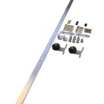 P C Henderson Rustic Top Mount Sliding Barn Door Kit