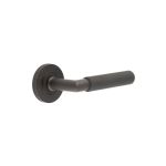 Burlington Piccadilly Knurled Door Handles On Rose