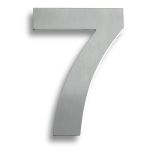 Stainless Steel 7" Numerals (0-9)