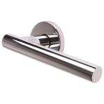 Steel Line - Tubular Door Handle on Round Rose
