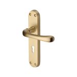 Heritage Brass - Luna Door Handle on Plate