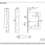 Anvil 5 Lever Heavy Duty BS Sash Lock KA