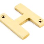 From the Anvil Polished Brass Letter