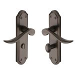 Heritage Brass - Sandown Door Handle on Plate
