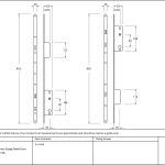BZP Winkhaus Espag Stable Door Lock 45mm BS