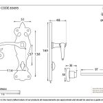 Black Curly Lever Bathroom Set
