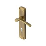 Heritage Brass - Diplomat Door Handle on Plate