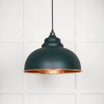 Hammered Copper Harborne Pendant in Dingle