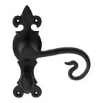 Curly Tail Lever on Backplate