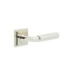 Burlington Piccadilly Knurled Door Handles On Rose