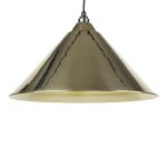 Smooth Brass Hockley Pendant