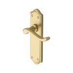 Heritage Brass - Buckingham Door Handle on Plate