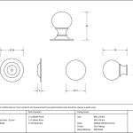 Anvil Anvil Ball Cabinet Knob