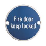 Signage Fire Door - Keep Locked
