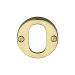 Heritage Brass - Oval Profile Cylinder Escutcheon Round - V1013