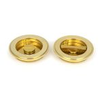 Anvil Art Deco Round Pull - Privacy Set