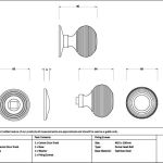 Beehive Centre Door Knob