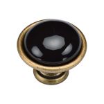 M.Marcus - Black Domed Cabinet Knob