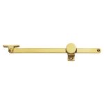 Polished Brass Screw Down 254mm Pattern Casement Stay