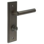 Burlington Richmond Door Handles On Back Plate with Turn & Release