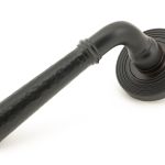 Anvil Hammered Newbury Lever on Rose Set (Beehive)