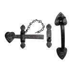Tudor -Suffolk Latch Black Iron