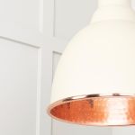 Hammered Copper Brindley Cluster Pendant in Teasel