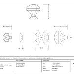 From The Anvil Octagonal Cabinet Knob