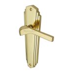 Heritage Brass - Waldorf Door Handle on Plate