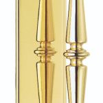 Polished Brass Ornate Pull Handle 382mm x 64mm