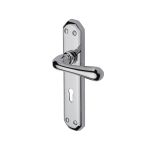 Heritage Brass - Charlbury Door Handle on Plate