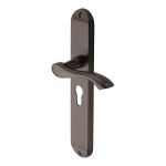 Heritage Brass - Algarve Long Door Handle on Plate