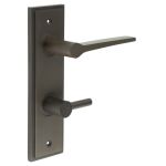 Burlington Knightsbridge Door Handles On Back Plate with Turn & Release