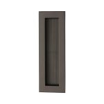 Heritage Brass - Reeded Rectangular Flush Pull