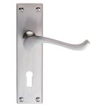 Victorian Scroll Lever on Backplate