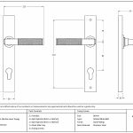 From The Anvil Slimline Lever Espag. Lock Set