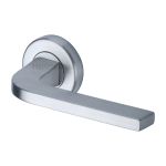 Heritage Brass - Bellagio Door Handle on Round Rose