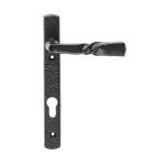 Black Antique Narrow Plate - Straight Lever Furniture