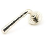 Anvil Hammered Newbury Lever on Rose Set (Art Deco)