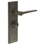 Burlington Knightsbridge Door Handles On Back Plate with Turn & Release