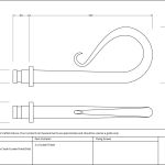 Shepherd's Crook Curtain Finial (pair)