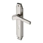 Heritage Brass - Tiffany Door Handle on Plate