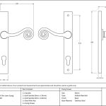 Anvil Monkeytail Slimline Lever Set